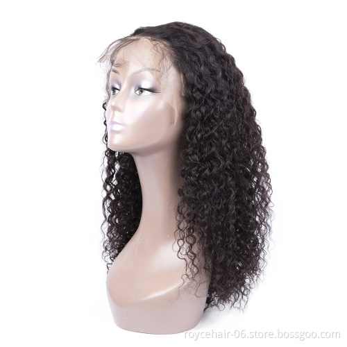 Bleach Knots China Human Hair Italy Curl 6x13 Lace Wigs from China